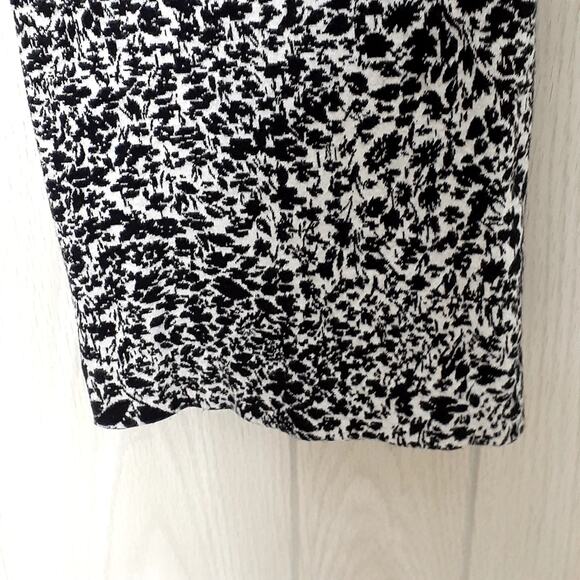 Anthropologie Maeve The Margot Black and White Kick Flare Cropped Pant Size 1X - Picture 4 of 6